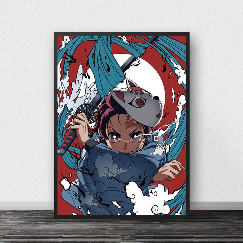 Toile Demon Slayer – Tanjro style Traditionnel