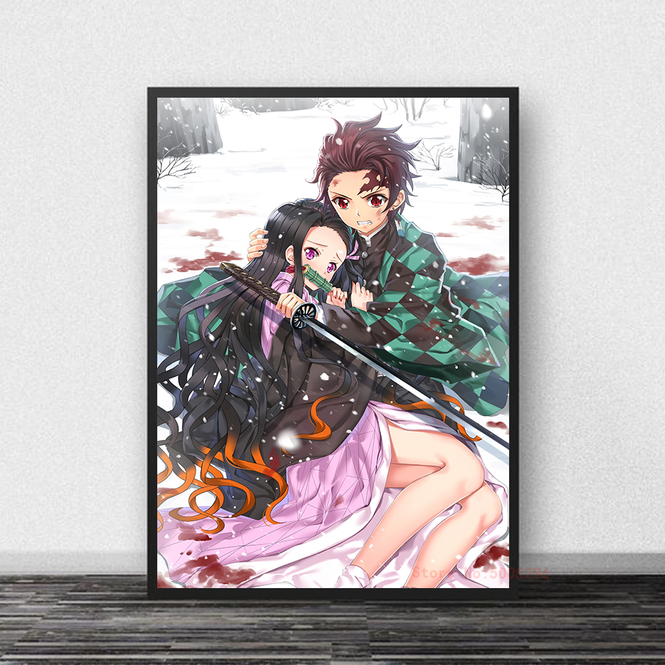 Toile Demon Slayer – Tanjro & Nezuko