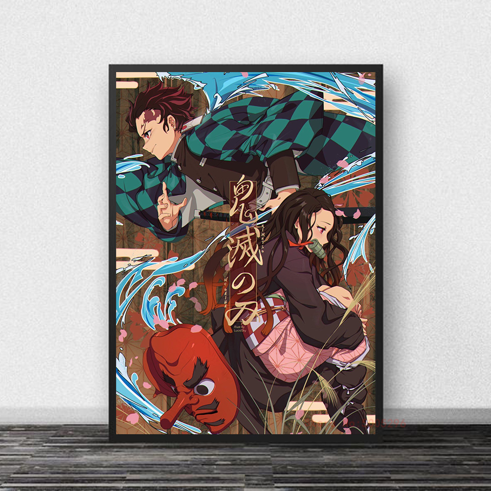 Toile Demon Slayer – Nezuko & Tanjiro